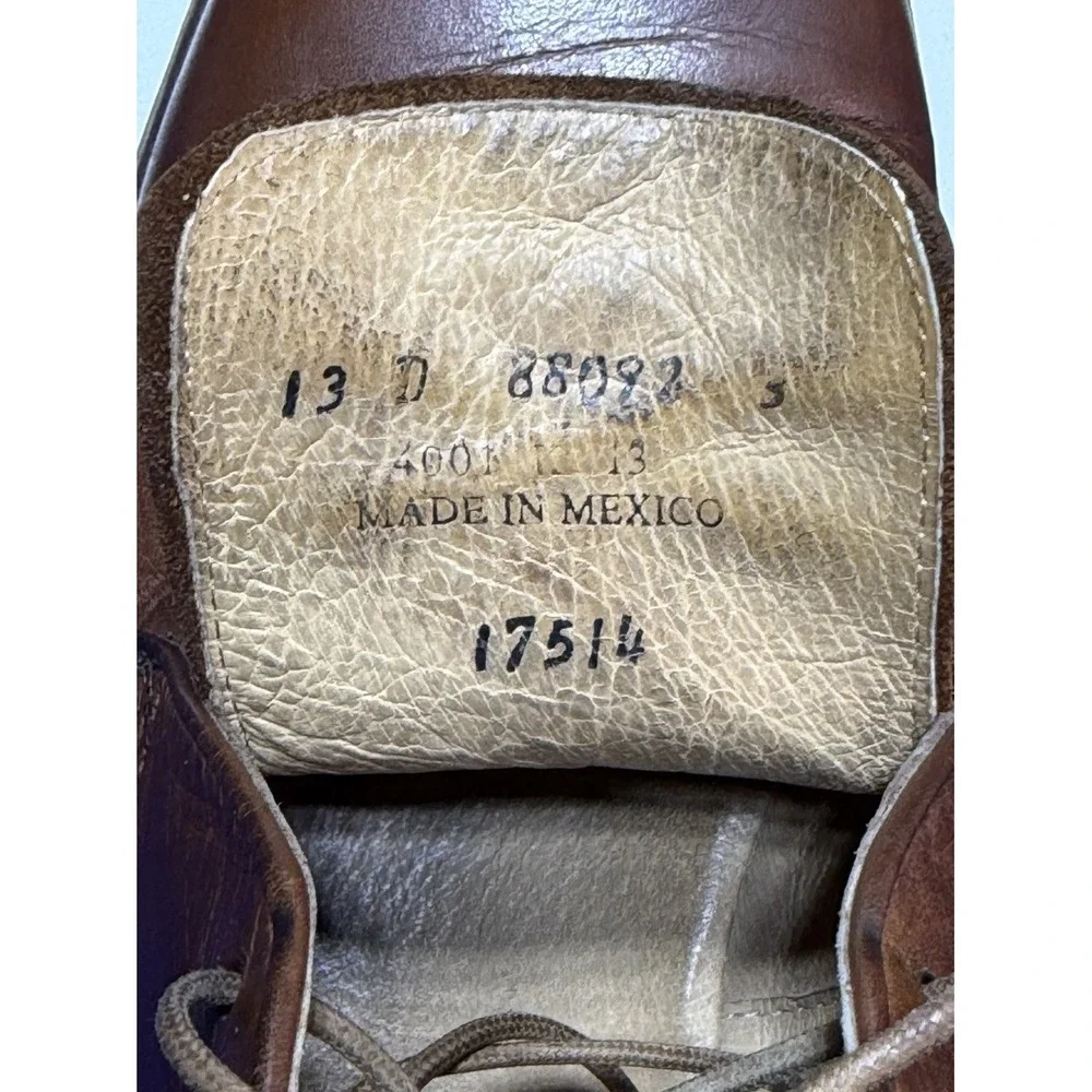 Frye Bowery Chukka Ankle Boots Brown Tan Mens Size 13 D Lace Up Leather